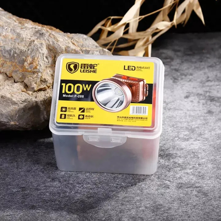 Đèn Pin Đội Đầu 1 Bóng Corisu Led 100w Pin 3600mah Sử Dụng 5-8h, IPX6