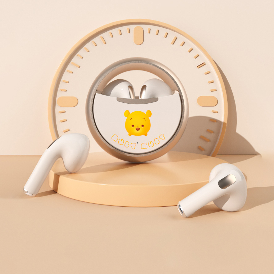 Tai Nghe Disney A12 Bluetooth 5.3 Không Dây Chống Ồn Chống Nước Cảm Ứng Thông Minh
