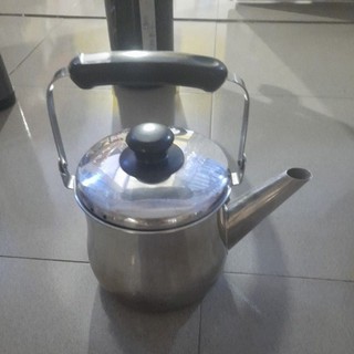 Ấm Inox Hàng Nhật Bãi Từ 1,2 - 2L Sử dụng bếp ga , bếp từ , bếp hồng ngoại , Hàng Nhật Bãi Qua Sử Dụng