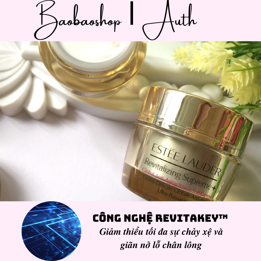 Kem Dưỡng Ngăn Ngừa Lão Hoá Và Săn Chắc Da Estée Lauder Revitalizing Supreme Global Anti-Aging Power Soft Creme Mini 15m