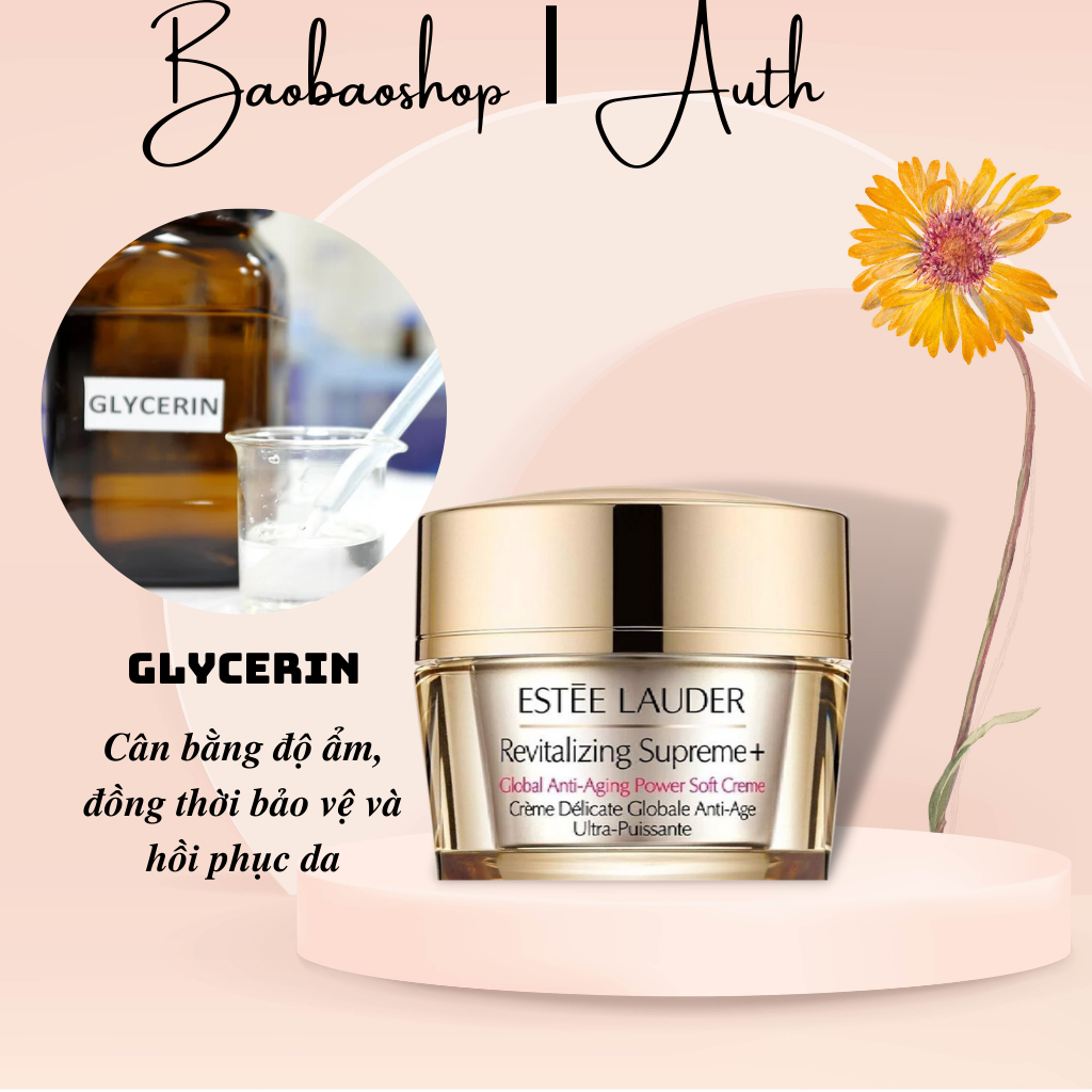Kem Dưỡng Ngăn Ngừa Lão Hoá Và Săn Chắc Da Estée Lauder Revitalizing Supreme Global Anti-Aging Power Soft Creme Mini 15m
