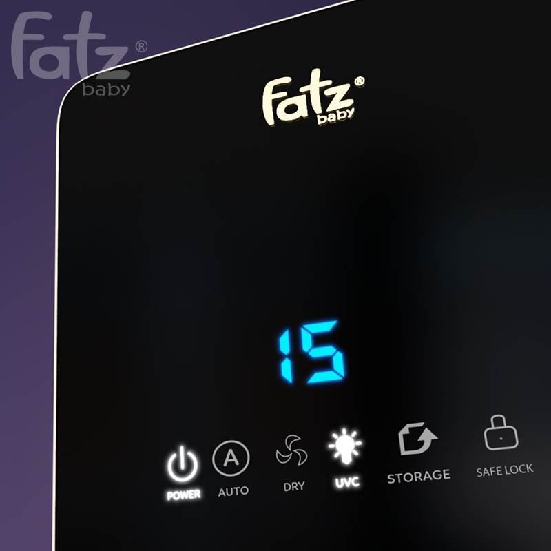 Máy Tiệt Trùng Sấy Khô Cao Cấp 18L UVC - KING 4 - FB4777ZD Có Khóa An Toàn Cho Bé Lamkids