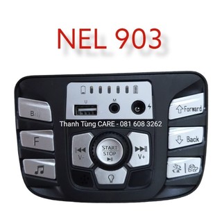 [Nel903] Mạch mở Nguồn + Âm thanh xe điện trẻ em Nel903/ NEL 918 chính hãng 12V