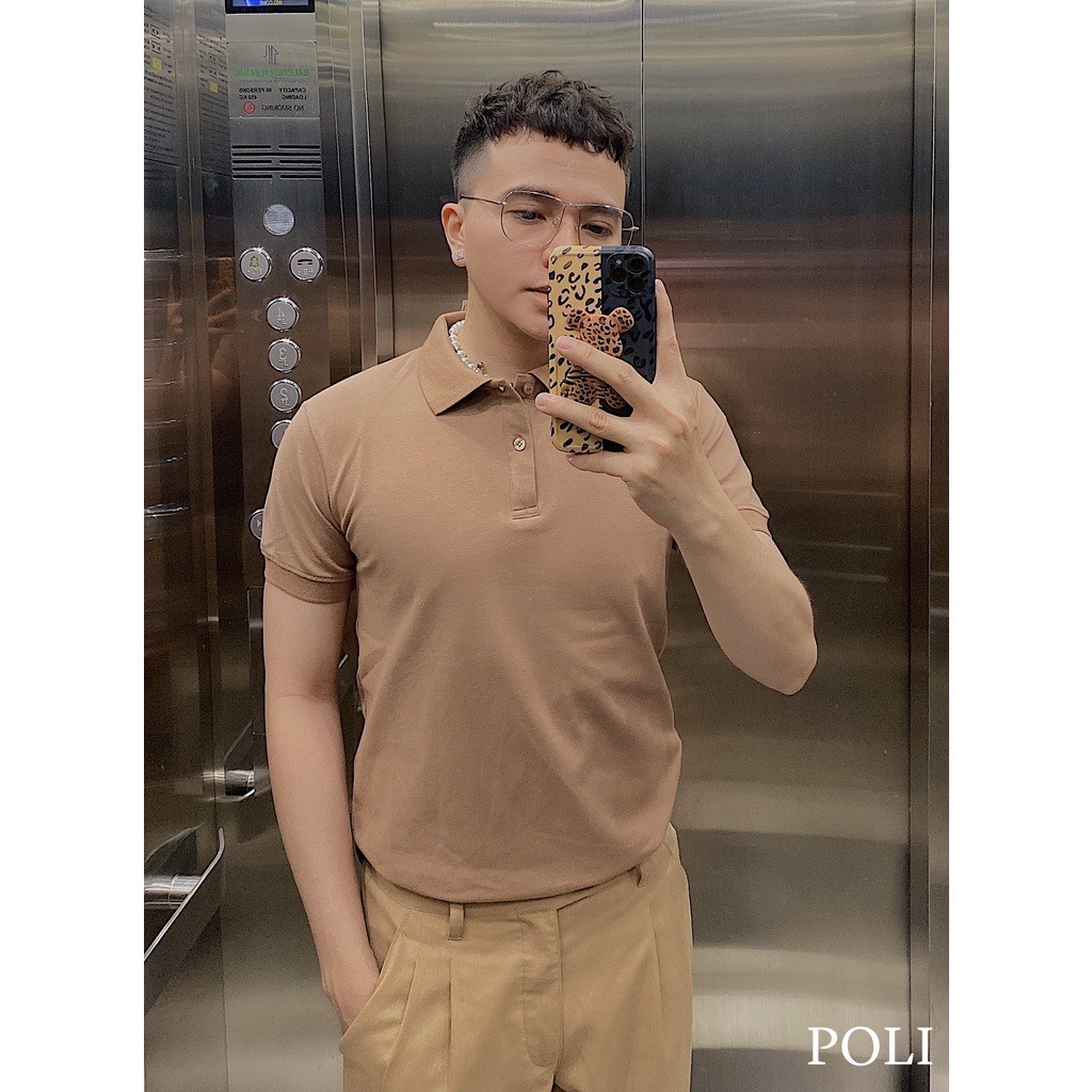 Áo thun Polo Craw Unisex vải cá sấu poly co dãn 4 chiều dày dặn form gerular fit - PL TRON