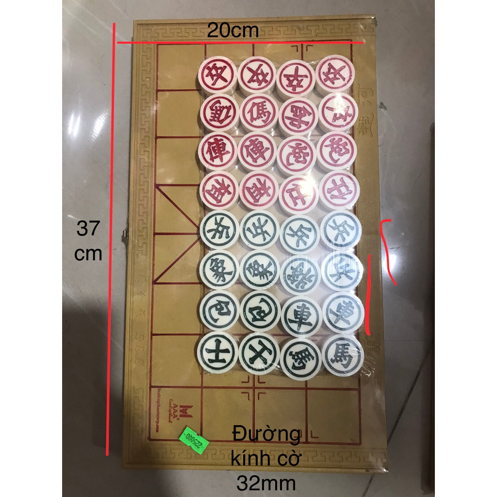 Cờ Tướng Có Bàn Cờ Nhựa Loại Lớn Xịn