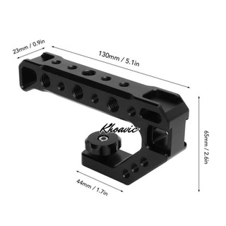Top Handle Grip Cold Shoe Adapter Mount Cho Máy Ảnh