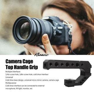 Top Handle Grip Cold Shoe Adapter Mount Cho Máy Ảnh