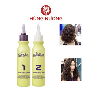 THUỐC UỐN TÓC 3D OBSIDIAN SMART CURLING PERM UỐN LẠNH UỐN NÓNG 120MLX2 mùi dễ chịu, không gây hỏng tóc