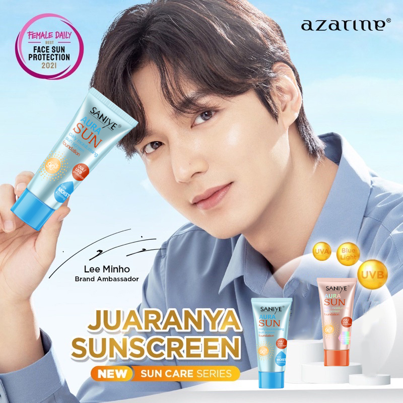 SANIYE Kem Chống Nắng cho da nhạy cảm chống tia UV dành cho da dầu da mụn kem Chống Nắng Sunplay Super Block SPFUV S