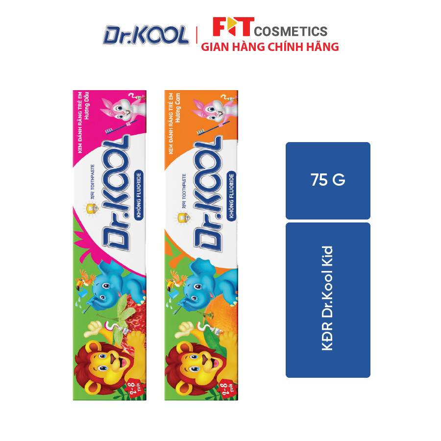 Kem đánh răng trẻ em Dr.Kool Kid 75g