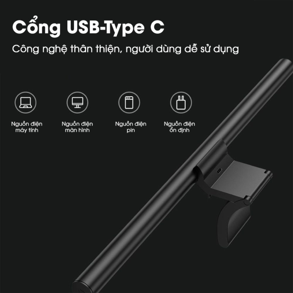 Đèn treo màn hình máy tính Xiaomi mijia MJGJD01Y, Bảo vệ mắt khỏi ánh sáng xanh, Chống mỏi mắt, Bảo hành 12 tháng