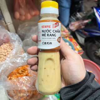 NƯỚC XỐT CHẤM MÈ RANG KEWPIE- chai 180ml