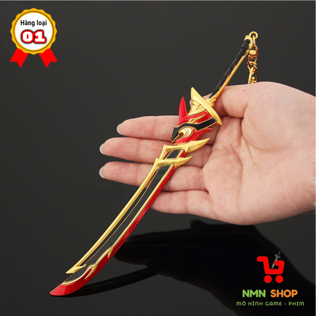 Mô hình game Genshin Impact - Xích Giác Phá Thạch Đ.ao 21cm