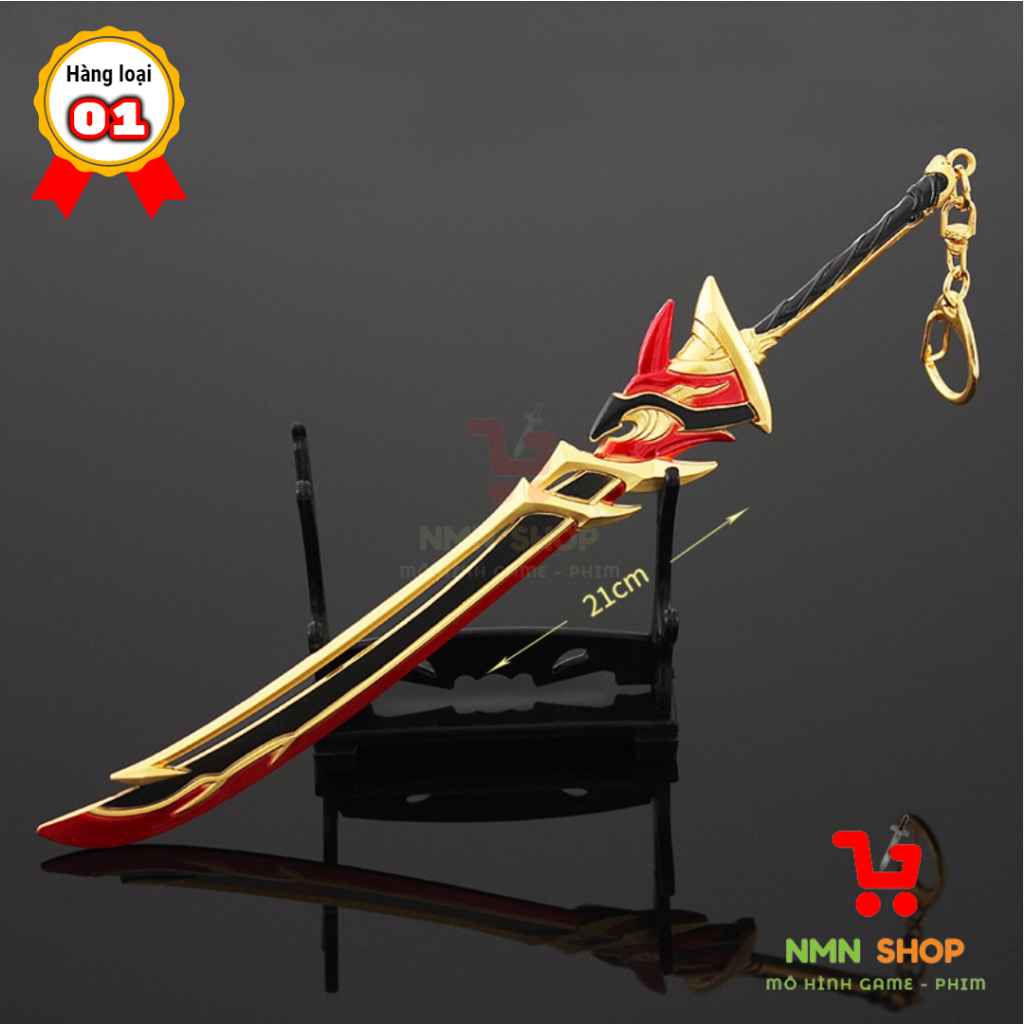 Mô hình game Genshin Impact - Xích Giác Phá Thạch Đ.ao 21cm