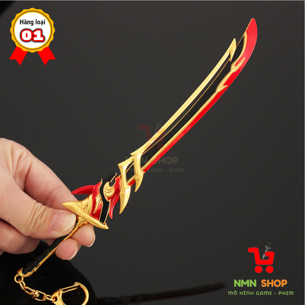 Mô hình game Genshin Impact - Xích Giác Phá Thạch Đ.ao 21cm
