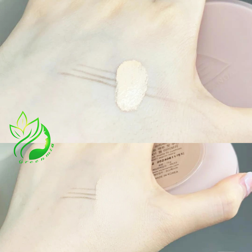 Phấn Nước 3CE Glow Cushion SPF50+ PA+++ 15g  Màu 002 Tone Tự Nhiên