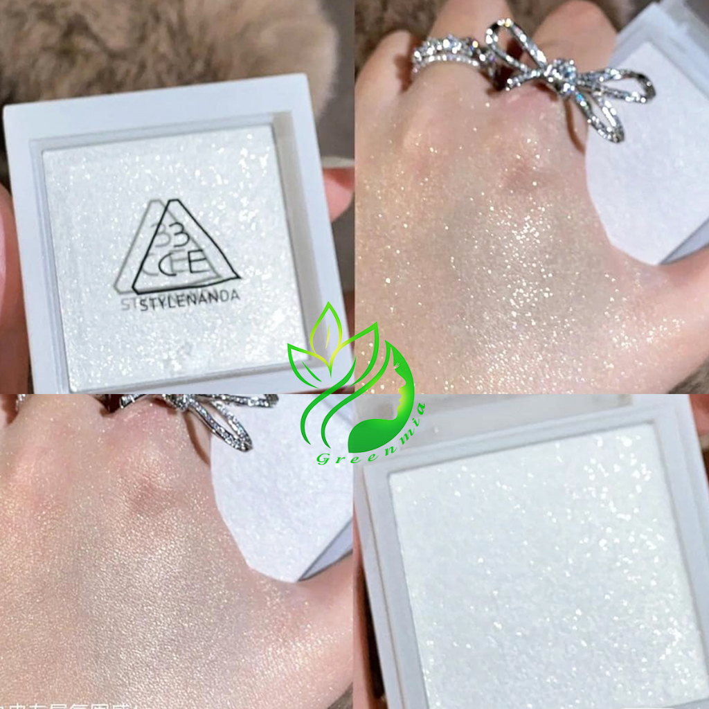 Phấn Bắt Sáng 3CE Highlight 3 MÀU FACE HIGHLIGHTER Hộp Vuông 4,8g