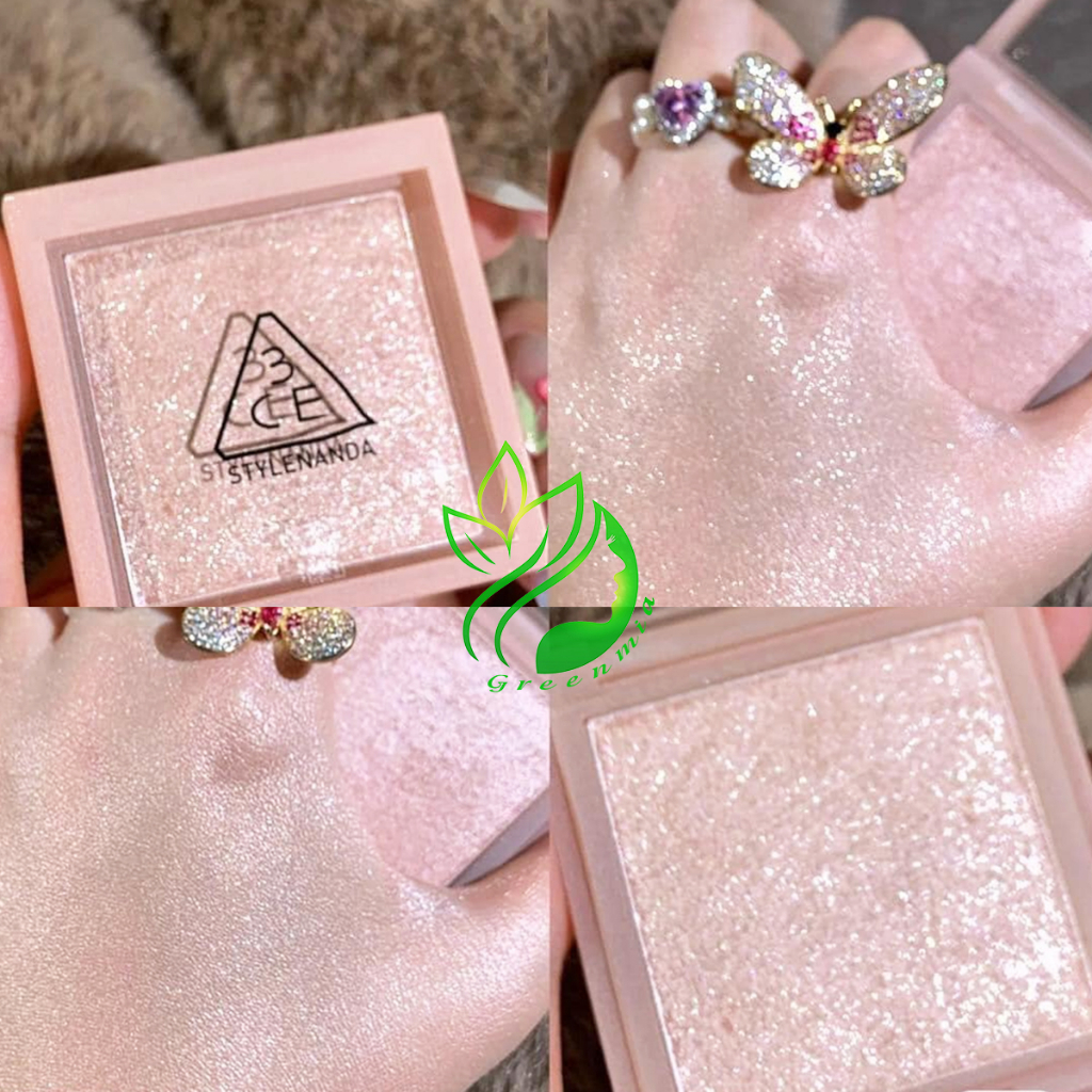 Phấn Bắt Sáng 3CE Highlight 3 MÀU FACE HIGHLIGHTER Hộp Vuông 4,8g