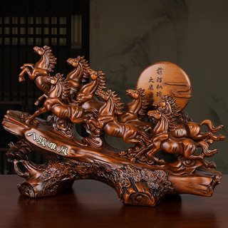  Tượng bát mã Bát mã truy phong Mã đáo thành công Tượng ngựa phong thuỷ Decor Trang trí nhà cửa Quà tặng ý nghĩa 