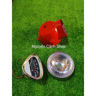 Đèn pha xe 67 cumbo 3 món đèn gáo đèn đồng hồ