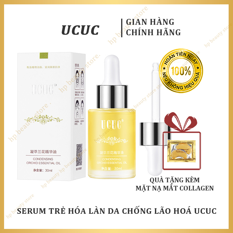 Serum Trẻ Hóa Làn Da UCUC Đài Loan 30ml - Tinh Chất Chống Lão Hóa Xóa Mờ Nếp Nhăn, Đánh Bay Nám Sạm