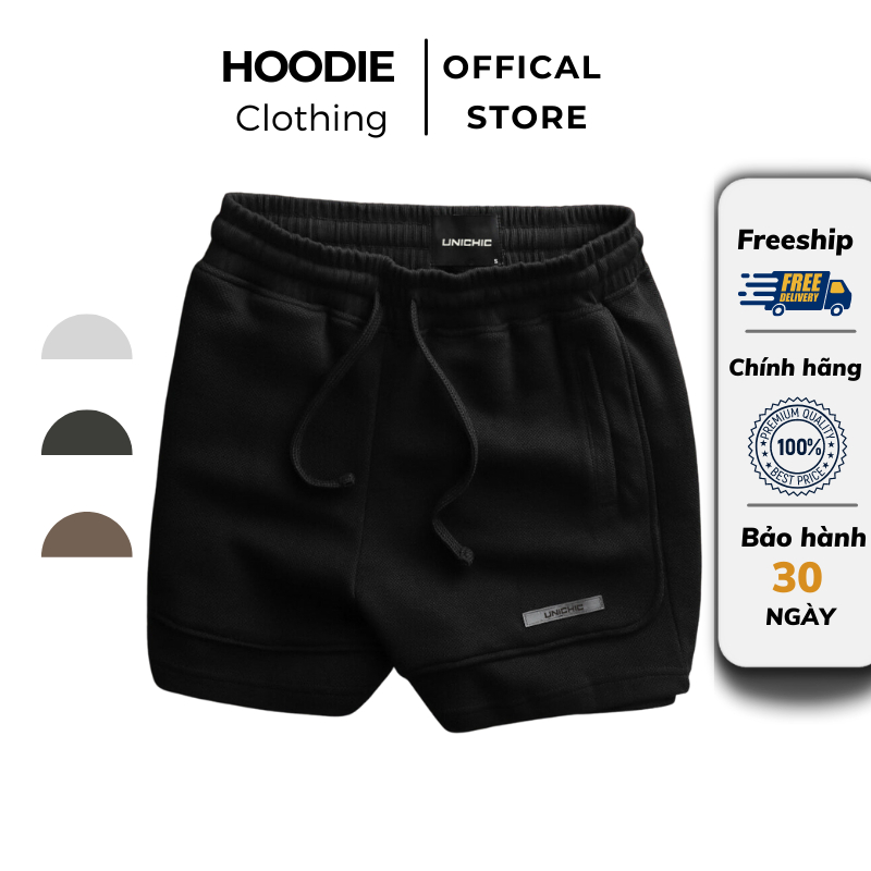Quần Lửng Nam Quần Short Nam Xám,Nâu, Đen Tập Gym, Chạy Bộ QDHL780