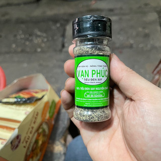 TIÊU ĐEN XAY LỌ Vạn Phúc - lọ 20g