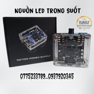Nguồn led ổn áp trong suốt chính hãng, nguồn trong dùng cho máy pen phun xăm