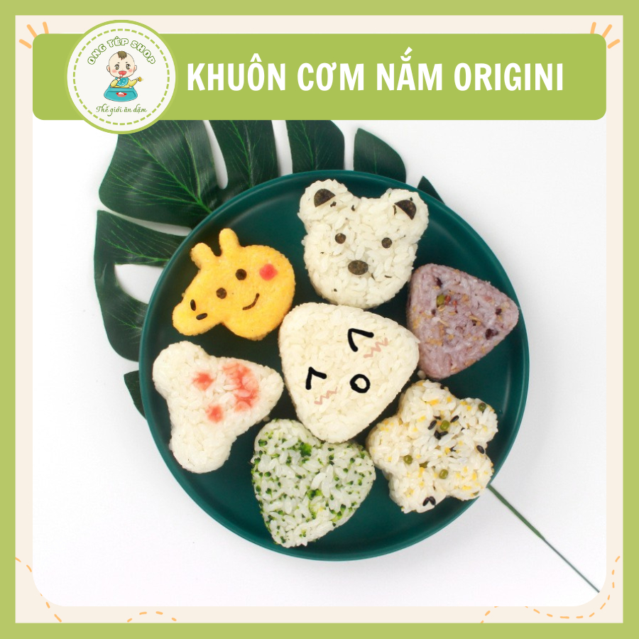 Khuôn làm cơm nắm Onigiri kiểu nhật cho bé