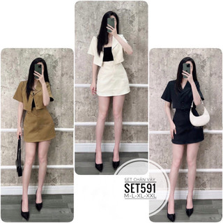 Bigsize set chân váy set591