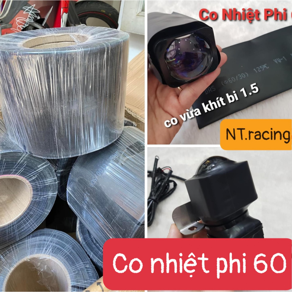1 mét Gen co nhiệt cỡ to Phi 25-60-100