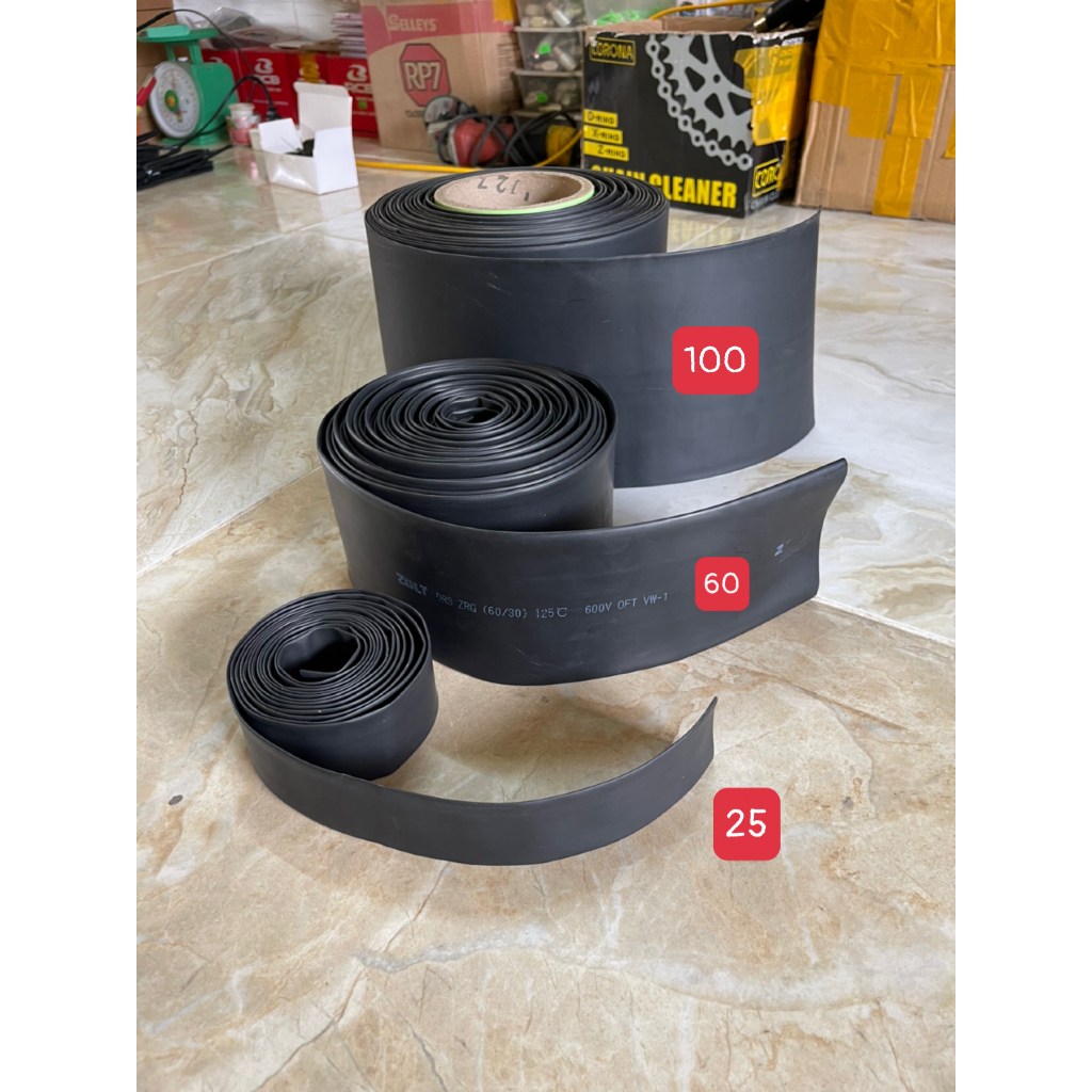 1 mét Gen co nhiệt cỡ to Phi 25-60-100