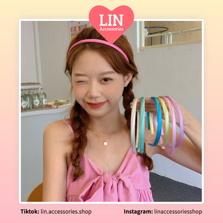 Cài tóc băng đô vải satin lin phong cách hàn quốc