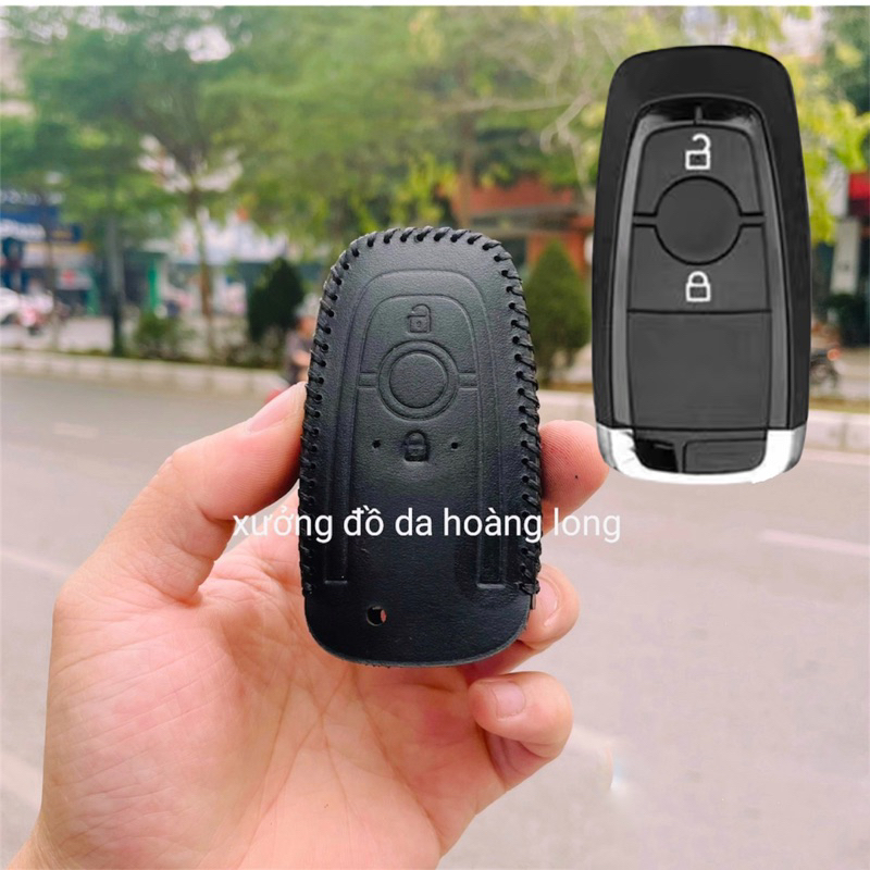 Bao Da Chìa Khóa Ô tô Ford Ranger WILDTRAK XLT , Ford Ecosport  Da Bò thật bảo hành 2 năm