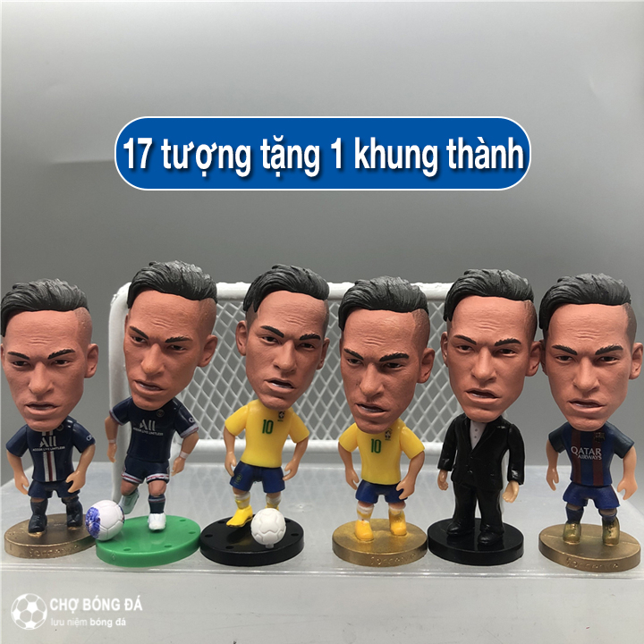 Tượng cầu thủ bóng đá Ronaldinho 6,5cm trang trí bàn học, quà tặng lưu niệm