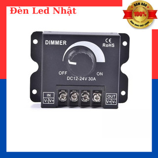 Dimmer led dc 12- 24v 30a - điều chỉnh tăng giảm độ sáng đèn led, điều khiển tốc độ động cơ nhỏ dc 12- 24v