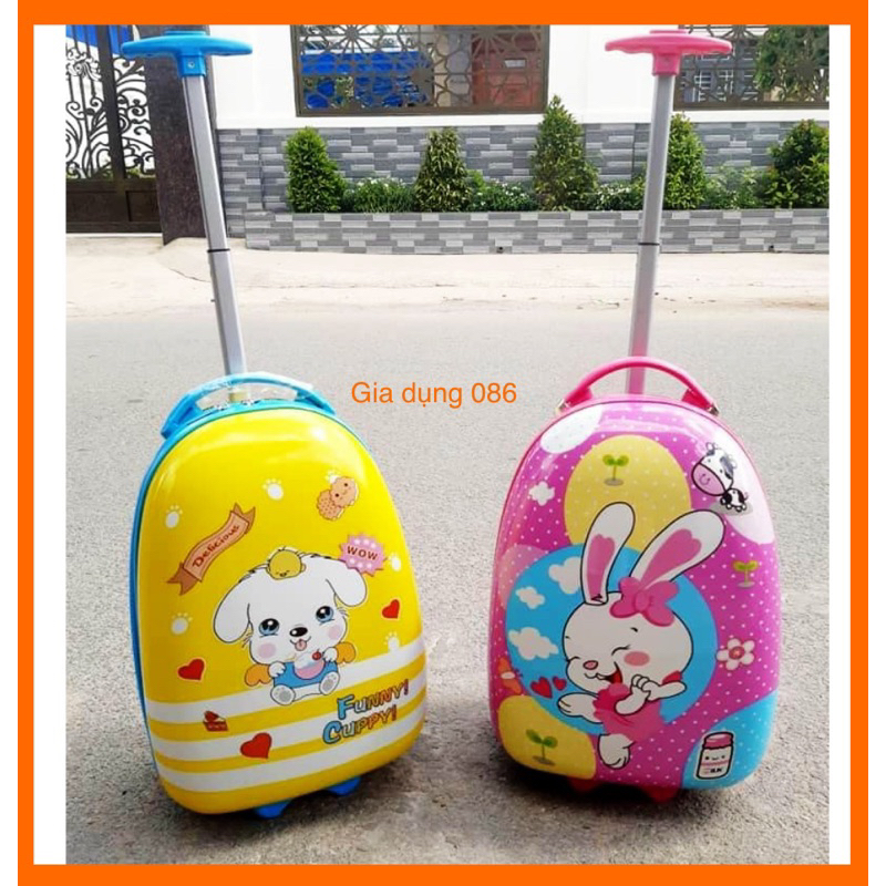 Vali kéo cho bé hình trứng 16inch, Vali trẻ em vinamilk