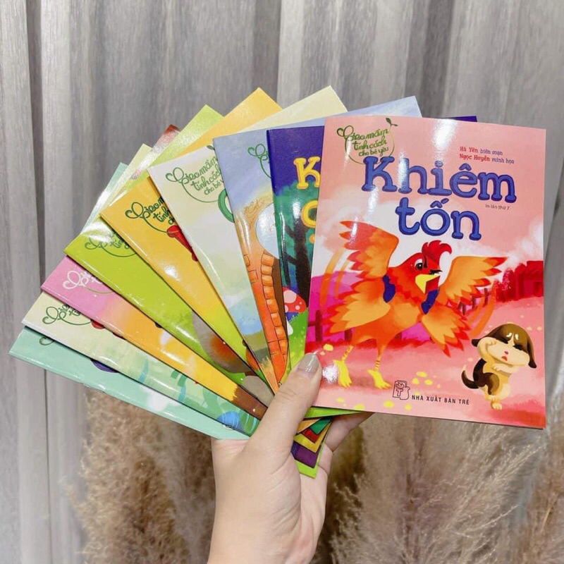 Combo 9 Cuốn Gieo Mầm Tính Cách Cho Bé Yêu, Hình Ảnh Sinh Động Giúp Em Thích Thú