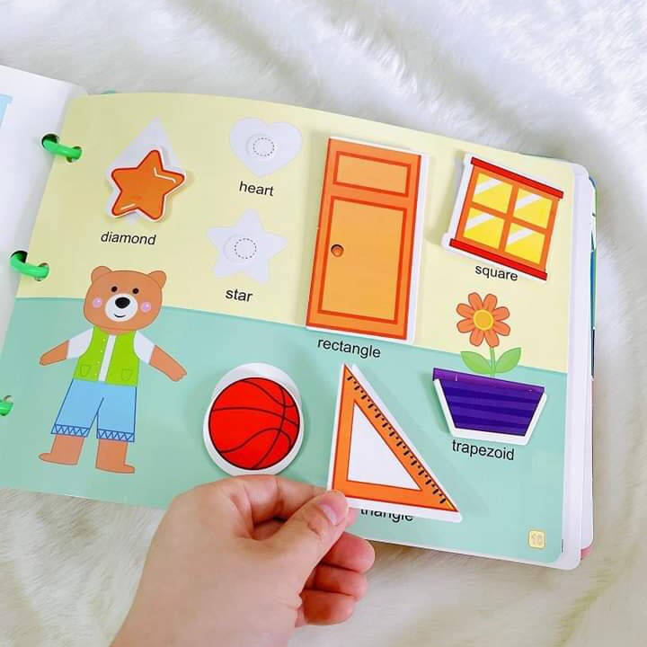 Học Liệu Bóc Dán Montessori Thông Minh 17 Chủ Đề -  Đồ Chơi Giáo Dục Sớm Cho Bé