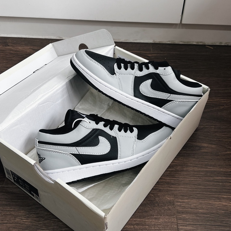 ⚡️FULL BOX⚡️Giày thể thao Jordan xám đen v2- [Tặng chai vệ sinh giày]