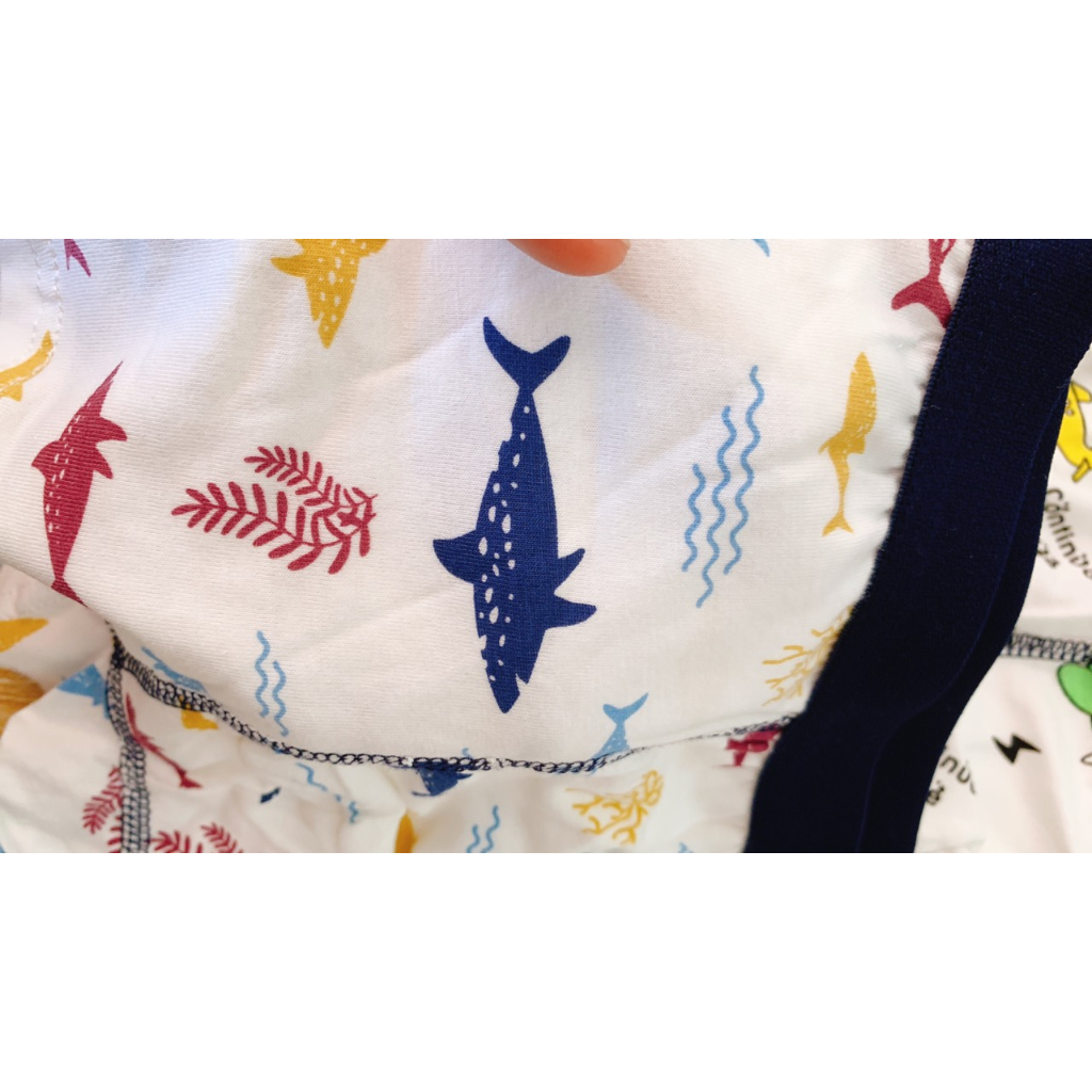 BabyBooFashion Set 4 quần lót đùi chip đùi bé trai 10-40kg  cotton cao cấp co dãn thoải mái mềm mịn CS014