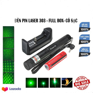 Đèn laser giá tốt Đèn Pin Chiếu Tia Laser Đèn Laser - lazer - bút laze tia xanh / đỏ cực sáng công suất lớn chiếu xa 3km