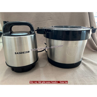 Máy Xay Thịt phủ nano Sandee [ màu xám bạc ]