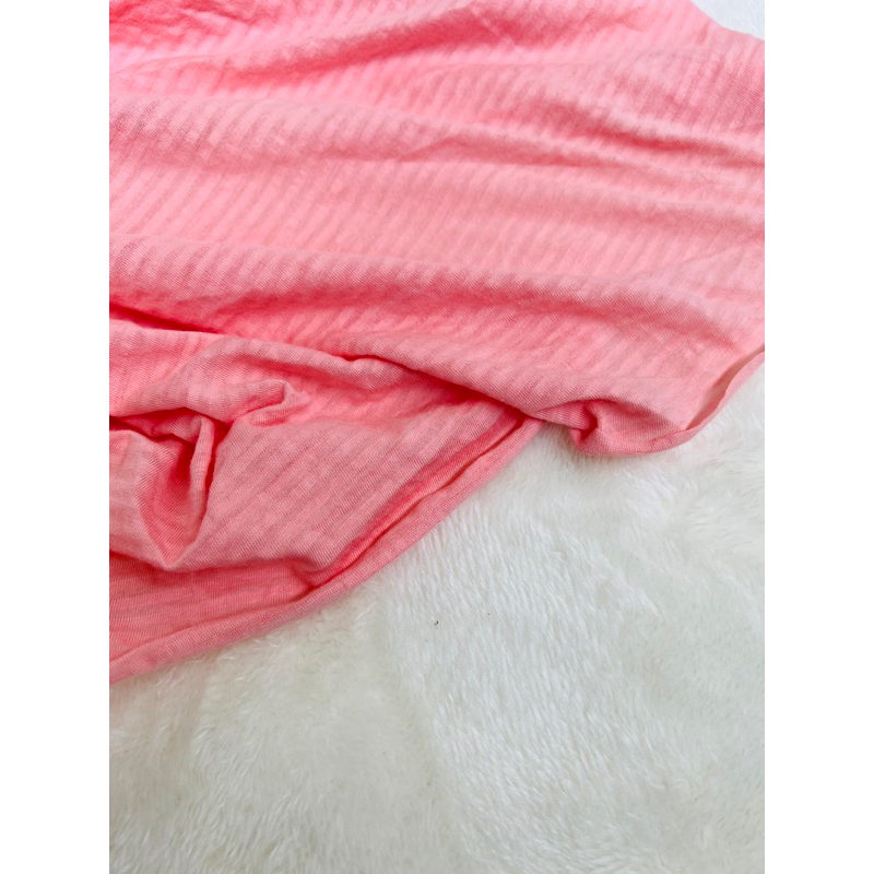 Vải cotton giấy Hàn màu baby