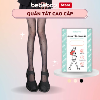 Quần Tất Hoạ Tiết Chấm Bi - Trái Tim Co Giãn Cao Cấp BEBECHIC QT03