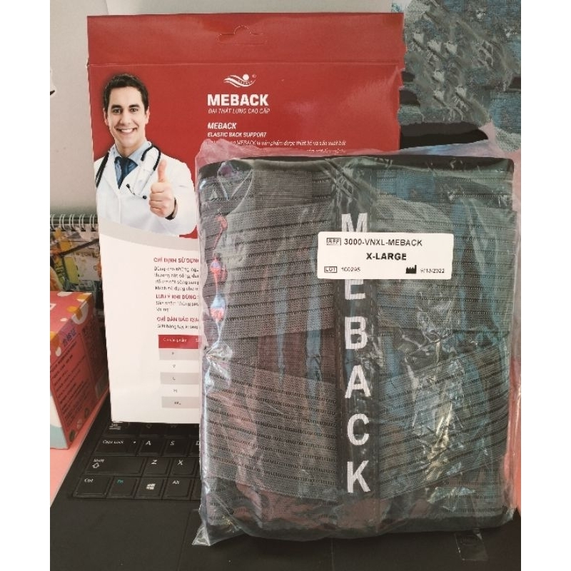 Đai thắt lưng Meback hỗ trợ cột sống