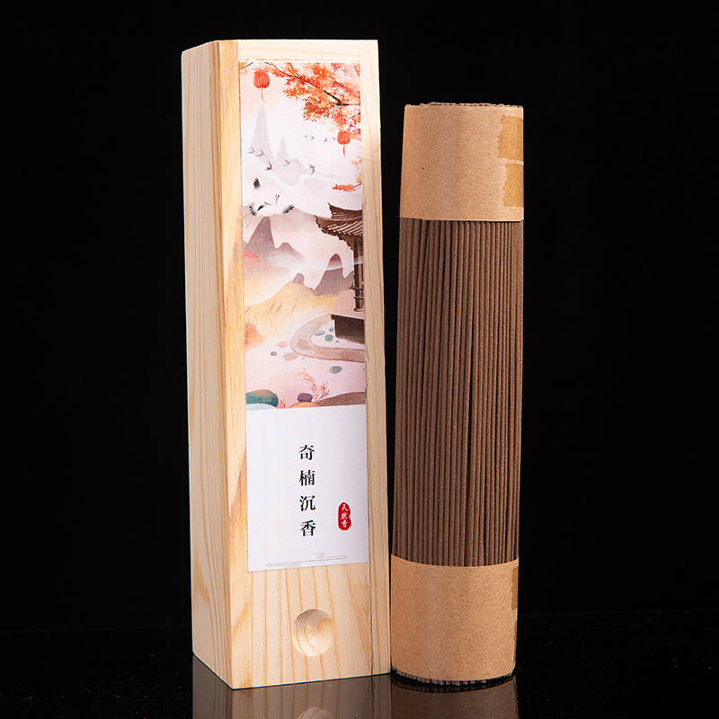 Nhang không tăm "Kỳ Nam trầm hương" - hộp gỗ 20cm