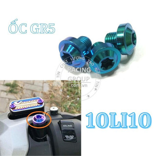 Ốc gr5 10li10 đầu dù gắn chân kính cho mọi loại xe