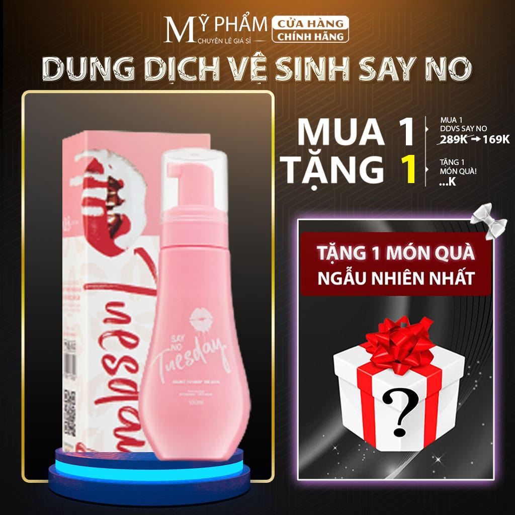 Dung dịch vệ sinh phụ nữ SAY TO TUESDAY giá sỉ, dung dịch phụ khoa xịt đánh bay khí hư, huyết trắng 150ml