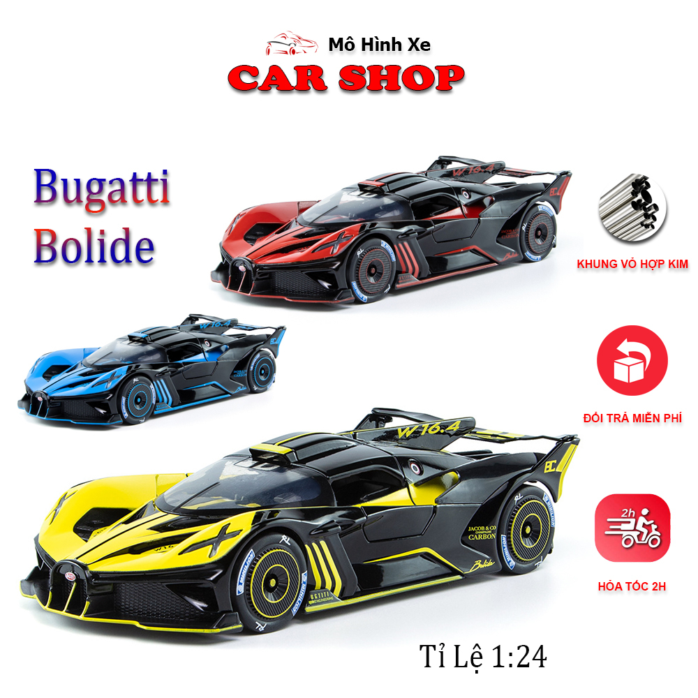 Xe mô hình Bugatti Bolide tỉ lệ 1:24 hãng XHD